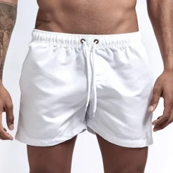 Discount OUKU Men's Swim Trunks Swim Shorts Board Shorts Bathing Suit Drawstring Mesh Lining with Pockets Swimming Surfing Beach Water Sports Solid Colored Summer Spring