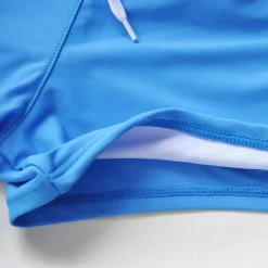 Online OUKU Men's Swim Trunks Swimwear Boxer Swim Shorts Lace up with Mesh lining Solid Colored Tropical Quick Dry Holiday Swimming Pool Sporty Basic Slim Light Blue Black