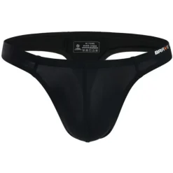 Best OUKU Men's Swimwear Swim Briefs Swim Thong Elastic Waist Plain Breathable Soft Outdoor Casual Daily Hawaiian Stylish Black White Micro-elastic