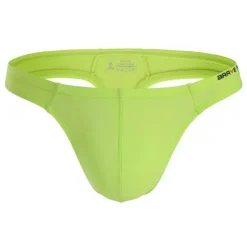 Best OUKU Men's Swimwear Swim Briefs Swim Thong Elastic Waist Plain Breathable Soft Outdoor Casual Daily Hawaiian Stylish Black White Micro-elastic
