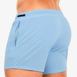 Sale OUKU Men's Swimwear Swim Shorts Swim Trunks Boxer Swim Shorts Shorts Plain Comfort Breathable Outdoor Daily Going out Sports Hawaiian White Pink