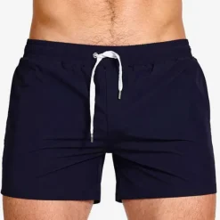 Sale OUKU Men's Swimwear Swim Shorts Swim Trunks Boxer Swim Shorts Shorts Plain Comfort Breathable Outdoor Daily Going out Sports Hawaiian White Pink