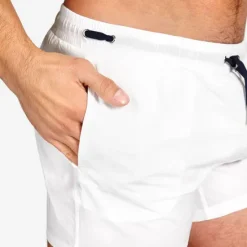 Sale OUKU Men's Swimwear Swim Shorts Swim Trunks Boxer Swim Shorts Shorts Plain Comfort Breathable Outdoor Daily Going out Sports Hawaiian White Pink