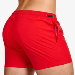 Sale OUKU Men's Swimwear Swim Shorts Swim Trunks Boxer Swim Shorts Shorts Plain Comfort Breathable Outdoor Daily Going out Sports Hawaiian White Pink