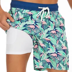 New OUKU Men's Swimwear Swim Shorts Swim Trunks Plain Comfort Breathable Outdoor Daily Going out Fashion Casual Azure Black