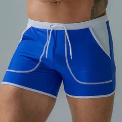 Discount OUKU Men's Swimwear Swim Shorts Swim Trunks Boxer Swim Shorts Shorts Pocket Plain Comfort Breathable Outdoor Daily Going out Sports Hawaiian Black Red