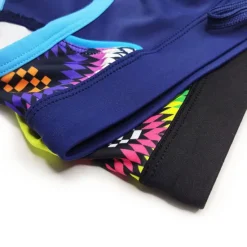 Online OUKU Men's Swimwear Swim Shorts Shorts Swim Briefs Print Print Comfort Breathable Outdoor Daily Going out Sports Hawaiian Black Blue