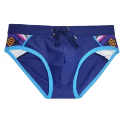 Online OUKU Men's Swimwear Swim Shorts Shorts Swim Briefs Print Print Comfort Breathable Outdoor Daily Going out Sports Hawaiian Black Blue