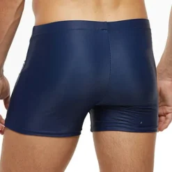 New OUKU Men's Swimwear Swim Shorts Swim Trunks Shorts Print Graphic Prints Comfort Breathable Holiday Going out Hawaiian Boho Black Blue