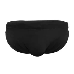 Hot OUKU Men's Swimwear Swim Shorts Shorts Swim Briefs with Pad Plain Comfort Breathable Outdoor Daily Going out Fashion Casual Black White