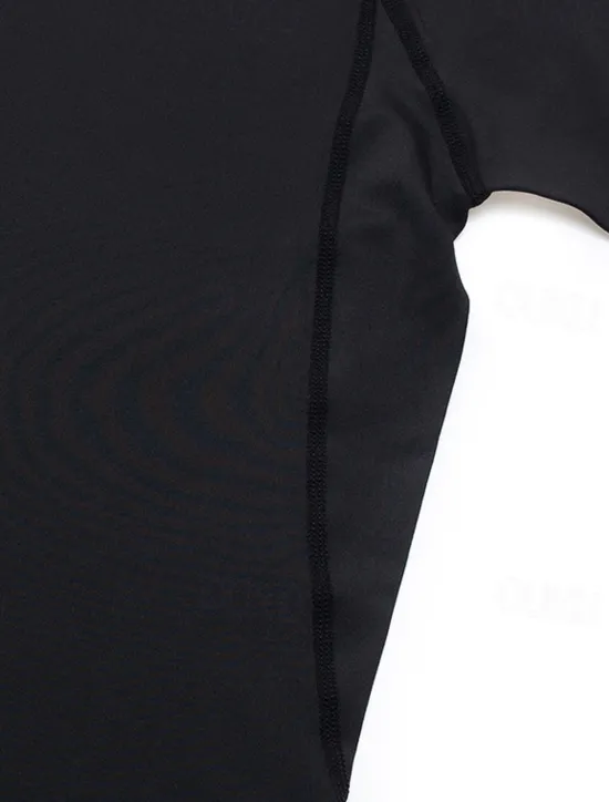 Online OUKU Men's T Shirt Gym Shirt Compression Shirt Fitness Shirt Men Tops Crew Neck Short Sleeve Vacation Sports & Outdoor Going out Casual Daily Quick dry Sweat wicking Breathable Soft Plain Black White
