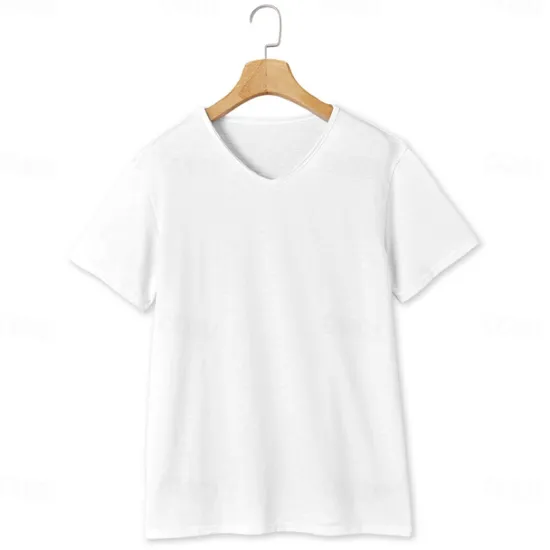 OUKU Men's T Shirt Moisture Wicking Shirts Short Sleeve V Neck Summer Plain Sports Basic Casual Classic Style Casual Navy Denim Blue Black Top Tee for Men
