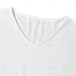 OUKU Men's T Shirt Moisture Wicking Shirts Short Sleeve V Neck Summer Plain Sports Basic Casual Classic Style Casual Navy Denim Blue Black Top Tee for Men