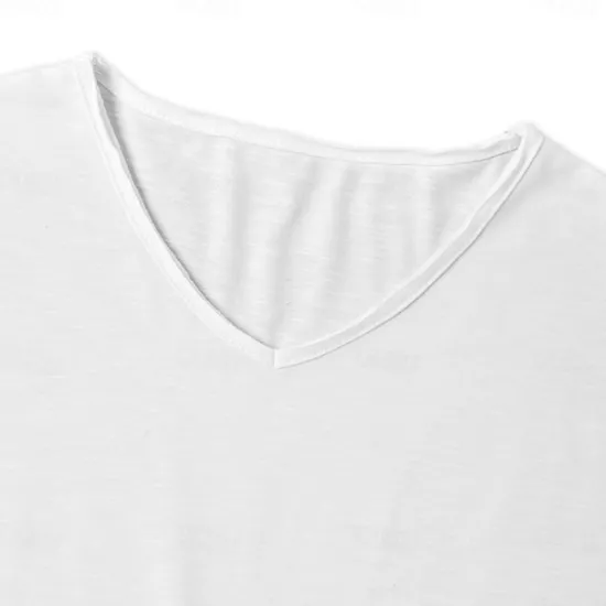 OUKU Men's T Shirt Moisture Wicking Shirts Short Sleeve V Neck Summer Plain Sports Basic Casual Classic Style Casual Navy Denim Blue Black Top Tee for Men