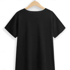Sale OUKU Men's T Shirt Muscle Shirt Short Sleeve Crew Neck Summer Plain Fashion Classic Comfortable Classic Style Street Casual Sports Black Gray Top Tee for Men