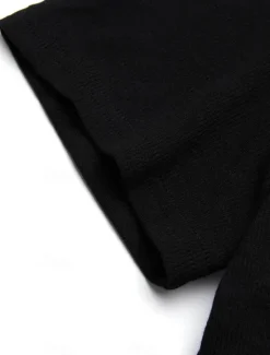 Online OUKU Men's T Shirt Rib Knit Top Ribbed Knit tee Short Sleeves V Neck Summer Plain Designer Basic Modern Contemporary Vacation Street Going out Black White Grey Top Tee for Men
