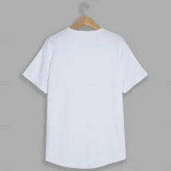 OUKU Men's T Shirt Short Sleeve V Neck Summer Plain Fashion Classic Comfortable Street Casual Sports Black White Pink Top Tee for Men