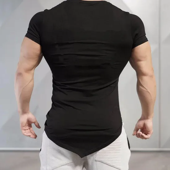 OUKU Men's T Shirt Short Sleeve V Neck Summer Plain Sports Fashion Lightweight Vacation Casual Holiday Black White Top Tee for Men