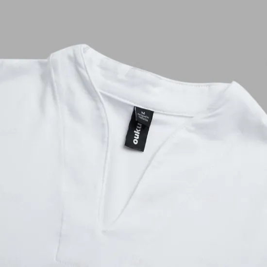 Best OUKU Men's T Shirt Short Sleeve V Neck Summer Plain Sports Fashion Lightweight Classic Style Vacation Casual Holiday Black White Pink Top Tee for Men