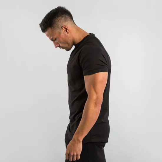 Sale OUKU Men's T Shirt Short Sleeve Crew Neck Summer Plain Sports Fashion Lightweight Vacation Casual Holiday Black White Blue Top Tee for Men