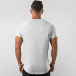 Sale OUKU Men's T Shirt Short Sleeve Crew Neck Summer Plain Sports Fashion Lightweight Vacation Casual Holiday Black White Blue Top Tee for Men
