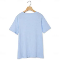 Discount OUKU Men's T Shirt Short Sleeve Crew Neck Summer Plain Fashion Classic Comfortable Crewneck Street Casual Sports Black White Blue Top Tee for Men