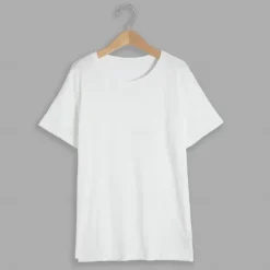 Discount OUKU Men's T Shirt Short Sleeve Crew Neck Summer Plain Fashion Classic Comfortable Crewneck Street Casual Sports Black White Blue Top Tee for Men