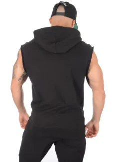 Best OUKU Men's T Shirt Tank Top Vest Top Undershirt Sleeveless Hooded Summer Graphic Letter Sports Fashion Lightweight Vacation Casual Holiday Black Army Green Gray Top Tee for Men