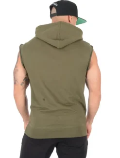 Best OUKU Men's T Shirt Tank Top Vest Top Undershirt Sleeveless Hooded Summer Graphic Letter Sports Fashion Lightweight Vacation Casual Holiday Black Army Green Gray Top Tee for Men