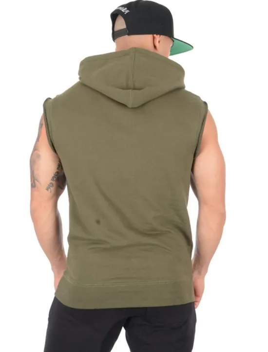 Best OUKU Men's T Shirt Tank Top Vest Top Undershirt Sleeveless Hooded Summer Graphic Letter Sports Fashion Lightweight Vacation Casual Holiday Black Army Green Gray Top Tee for Men