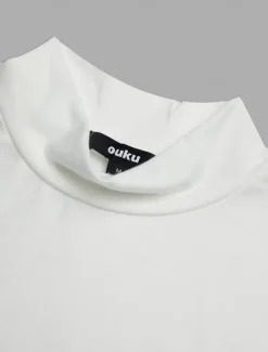 Discount OUKU Men's T Shirt Tee Top Mock Turtleneck Short Sleeves Turtleneck Summer Plain Designer Basic Modern Contemporary Vacation Street Going out Wine Black White Top Tee for Men