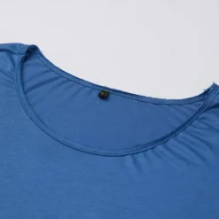 Online OUKU Men's T Shirt Tee Top Short Sleeve Crew Neck Summer Plain Sports Fashion Lightweight Pocket Vacation Casual Holiday Black White Blue Top Tee for Men
