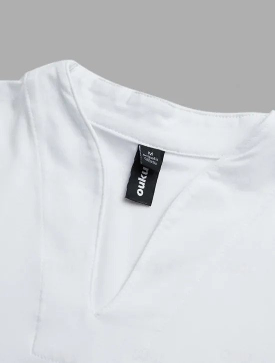 Best OUKU Men's T Shirt Tee Top Short Sleeve V Neck Summer Plain Fashion Designer Basic Buttons Front Pocket Vacation Going out Casual Daily Black White Yellow Top Tee for Men