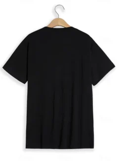 Sale OUKU Men's T Shirt Tee Top Short Sleeve V Neck Plain Muscle Esencial Summer Navy Black White Top Tee for Men