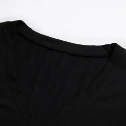 Outlet OUKU Men's T Shirt Tee Top Short Sleeves V Neck Summer Plain Designer Basic Modern Contemporary Classic Style Vacation Street Going out Black White Red Top Tee for Men