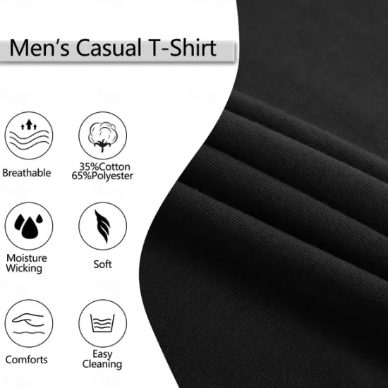 Online OUKU Men's T Shirt Tee Top Short Sleeves V Neck Summer Solid Color Plain Designer Basic Modern Contemporary Classic Style Vacation Street Going out Black White Red Top Tee for Men