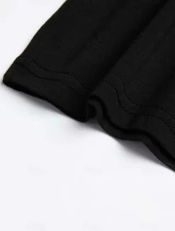 New OUKU Men's T Shirt Tee Top Short Sleeves V Neck Summer Plain Designer Basic Modern Contemporary Classic Style Vacation Street Going out Black White Pink Top Tee for Men