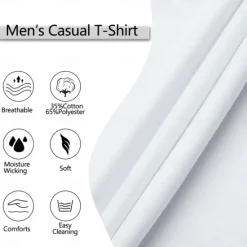 Hot OUKU Men's T Shirt Tee Top Short Sleeve V Neck Summer Plain Sports Fashion Lightweight V Neck Vacation Casual Holiday Light Blue Black White Top Tee for Men