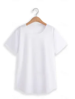 New OUKU Men's T Shirt Tee Top Short Sleeves Crew Neck Summer Plain Fashion Designer Basic Vacation Street Going out Black White Blue Top Tee for Men