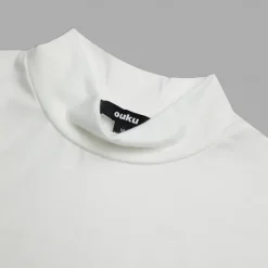 Discount OUKU Men's T Shirt Turtleneck shirt Short Sleeve Turtleneck Summer Spring Plain Fashion Casual Comfortable Soft Home Causal Weekend Black White Gray Top Tee for Men