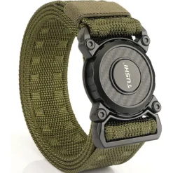 Hot OUKU Men's Tactical Belt Nylon Web Work Belt Black Blue Canvas Retro Traditional Plain Daily Wear Going out Weekend