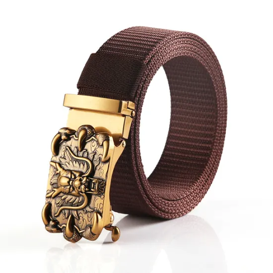 Outlet OUKU Men's Tactical Belt Nylon Web Work Belt Black Blue Nylon Alloy Plain Daily Wear Going out Weekend