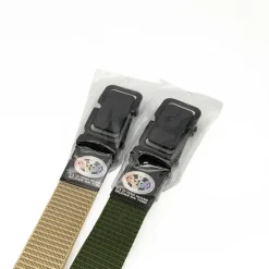 OUKU Men's Tactical Belt Nylon Web Work Belt Black Kakhi Nylon Plain Daily Wear Going out Weekend