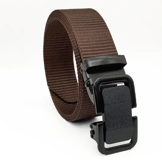 OUKU Men's Tactical Belt Nylon Web Work Belt Black Kakhi Nylon Plain Daily Wear Going out Weekend