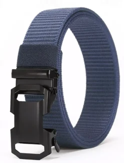 Outlet OUKU Men's Tactical Belt Waist Belt Black Blue Nylon Durable Adjustable Plain Outdoor Daily