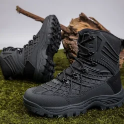 Discount OUKU Men's Tactical Camo Outdoor Boots with Non-Slip Sole and Reinforced Support – Durable Lace-Up Hiking & Hunting Footwear