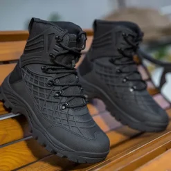 Discount OUKU Men's Tactical Camo Outdoor Boots with Non-Slip Sole and Reinforced Support – Durable Lace-Up Hiking & Hunting Footwear