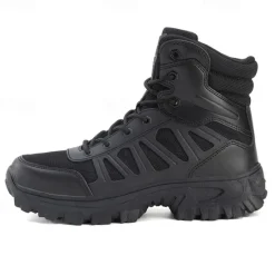 OUKU Men's Tactical Combat Boots with Rugged Non-Slip Soles – Durable and Breathable Military-Style Footwear for Hiking, Work, and Outdoor Activities