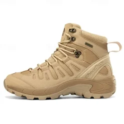 Clearance OUKU Men's Tactical Hiking Boots - Lightweight Desert Combat Boots with Breathable Mesh and Anti-Slip Sole for Outdoor Adventures