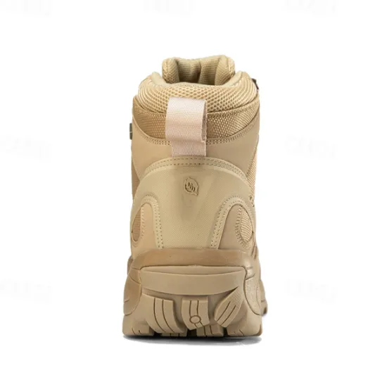 Clearance OUKU Men's Tactical Hiking Boots - Lightweight Desert Combat Boots with Breathable Mesh and Anti-Slip Sole for Outdoor Adventures